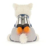 JELLYCAT MUNRO SCOTTIE DOG SPACE OUTFIT